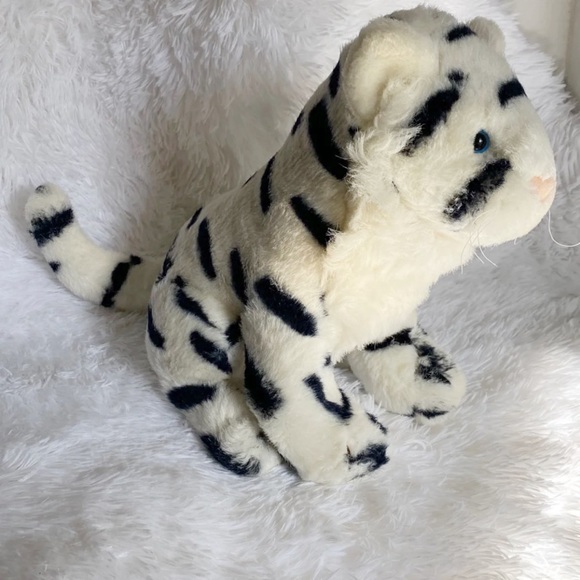 White Tiger Plush Stuffed Animal - Picture 2 of 5
